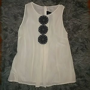 St. John Collection silk  tank